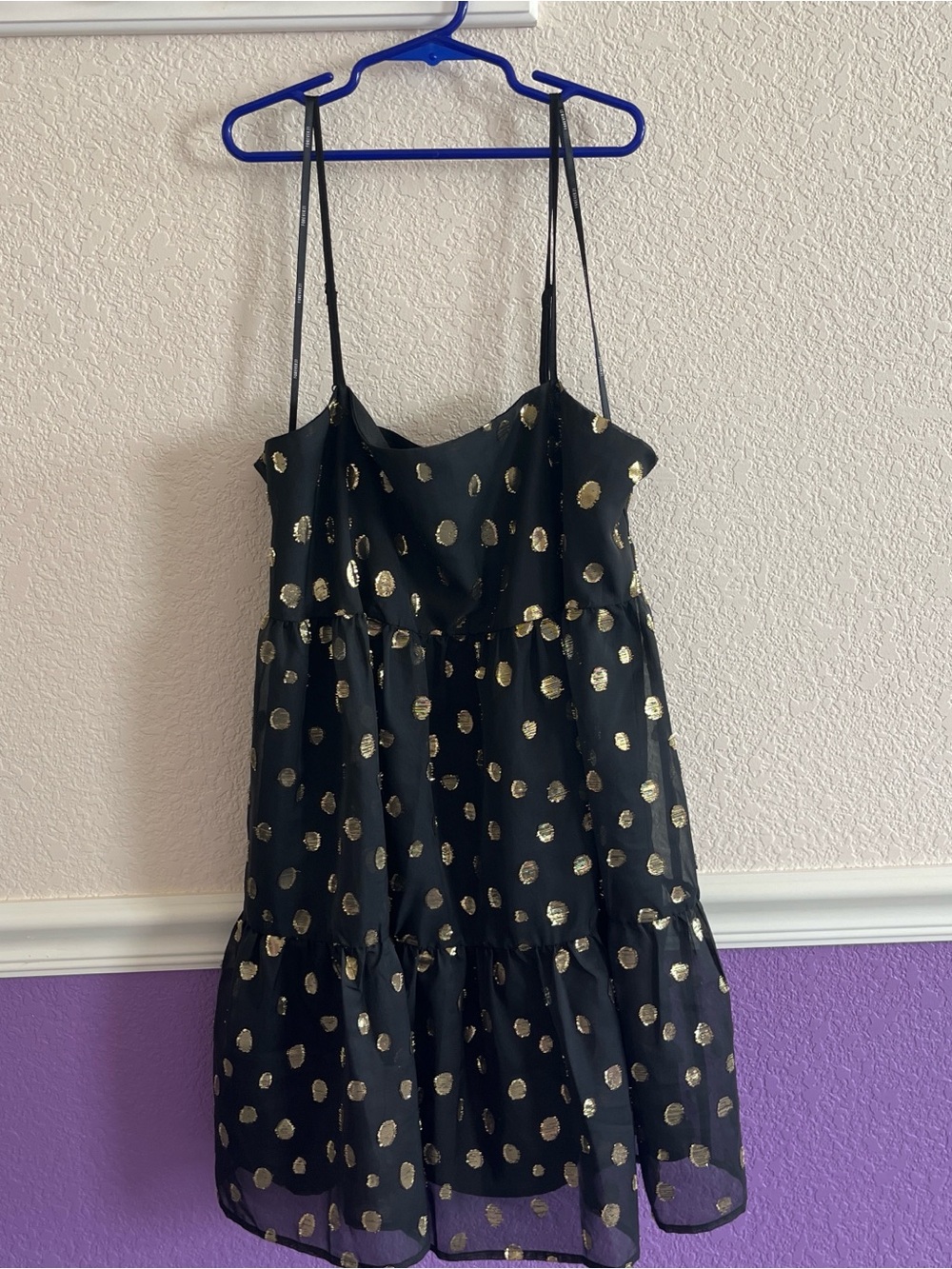 Forever 21 Black Top with Gold Embellishment